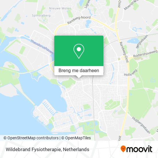 Wildebrand Fysiotherapie kaart