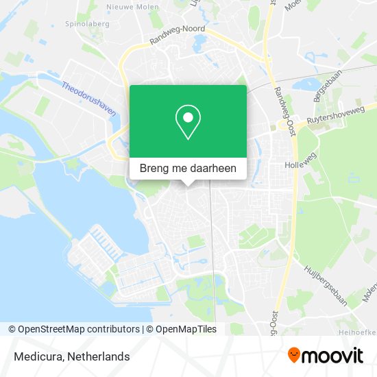 Middel ~ kant dood Hoe gaan naar Medicura in Bergen Op Zoom via Bus, Trein of Metro?