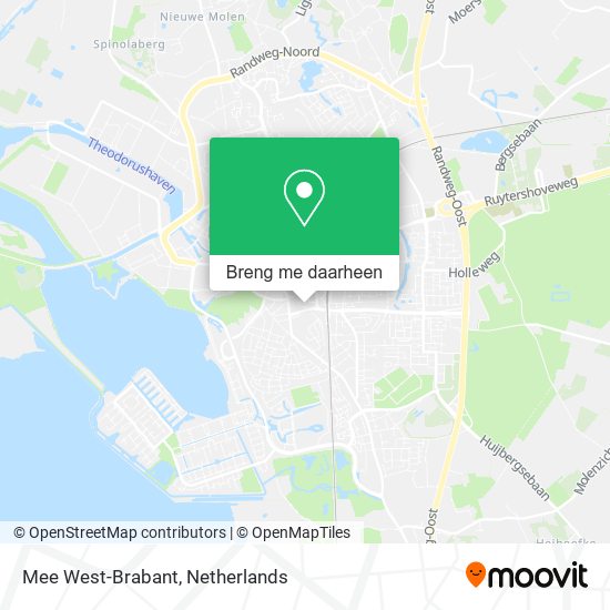 Mee West-Brabant kaart