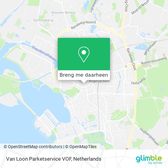 Van Loon Parketservice VOF kaart