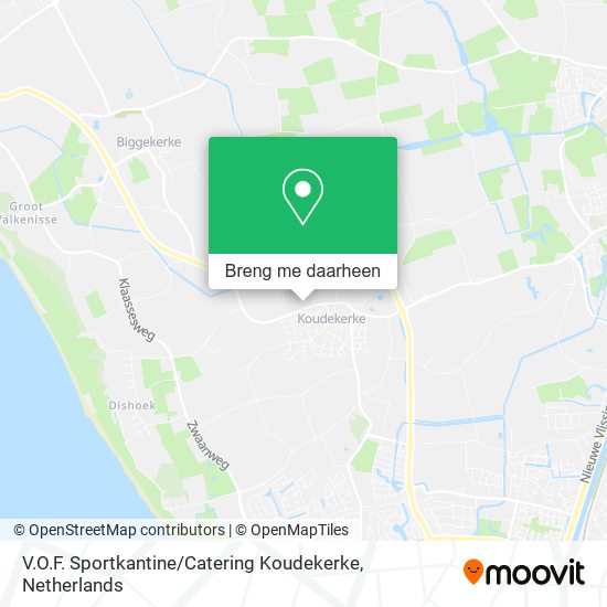 V.O.F. Sportkantine / Catering Koudekerke kaart