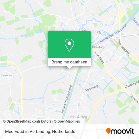 Meervoud in Verbinding kaart