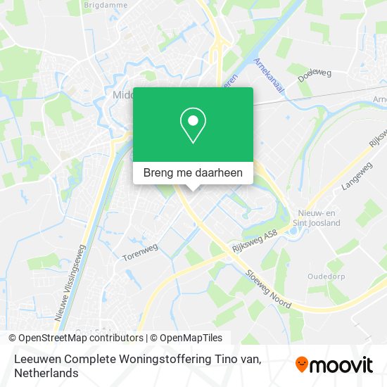 Leeuwen Complete Woningstoffering Tino van kaart