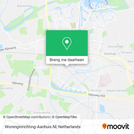 Woninginrichting-Aanhuis.Nl kaart