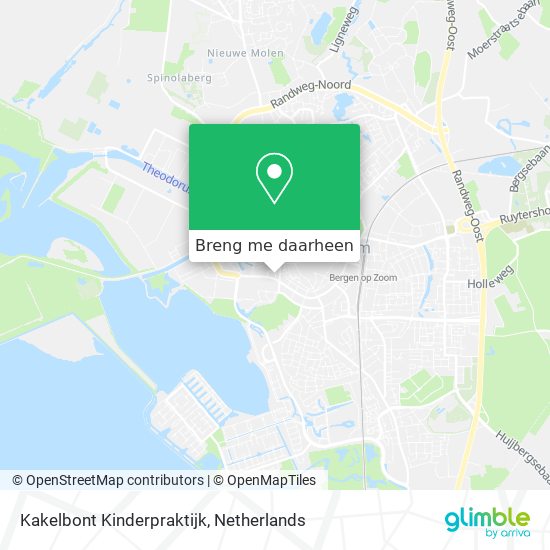 Kakelbont Kinderpraktijk kaart