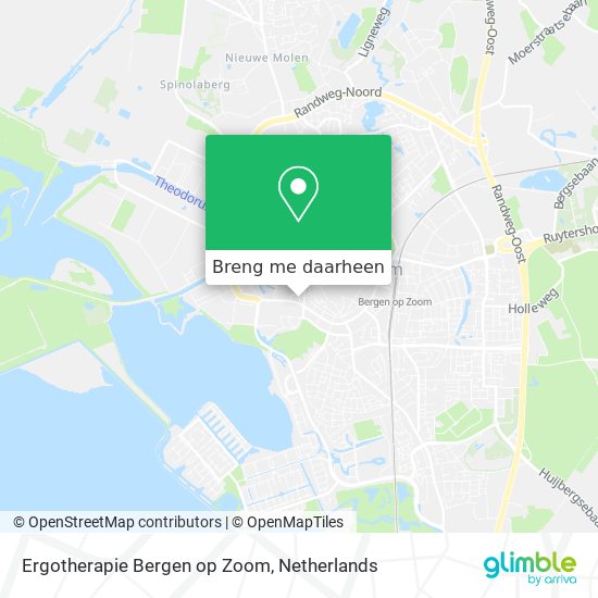 Ergotherapie Bergen op Zoom kaart
