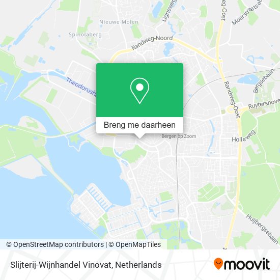 Slijterij-Wijnhandel Vinovat kaart