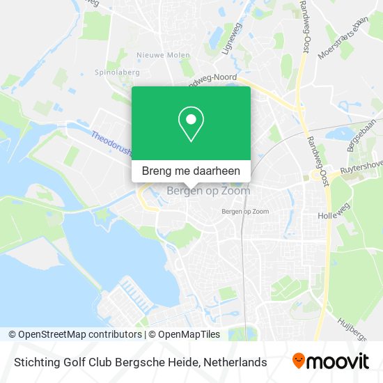 Stichting Golf Club Bergsche Heide kaart