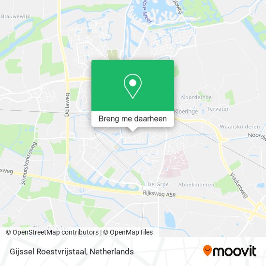 Gijssel Roestvrijstaal kaart