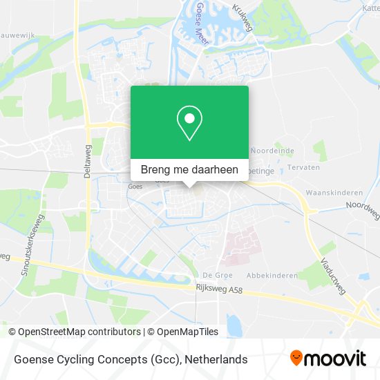 Goense Cycling Concepts (Gcc) kaart