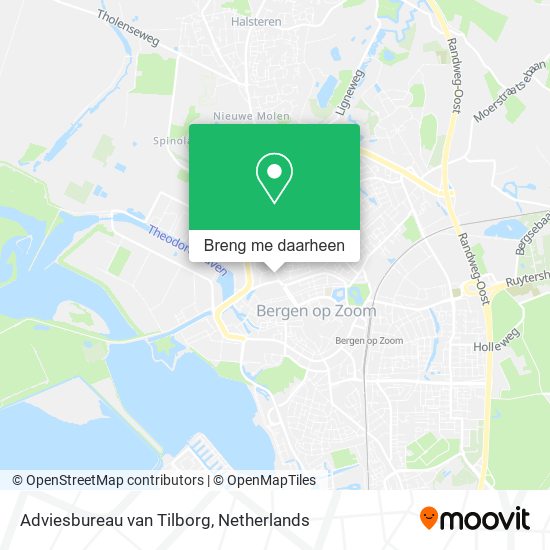 Adviesbureau van Tilborg kaart