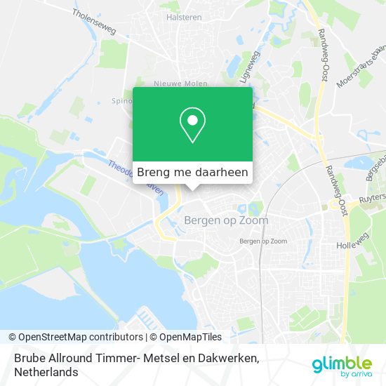 Brube Allround Timmer- Metsel en Dakwerken kaart