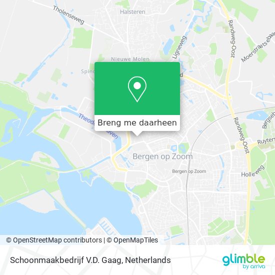 Schoonmaakbedrijf V.D. Gaag kaart