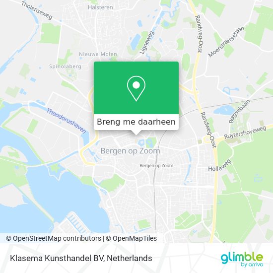 Klasema Kunsthandel BV kaart