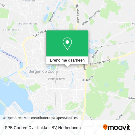 SPB Goeree-Overflakkee BV kaart