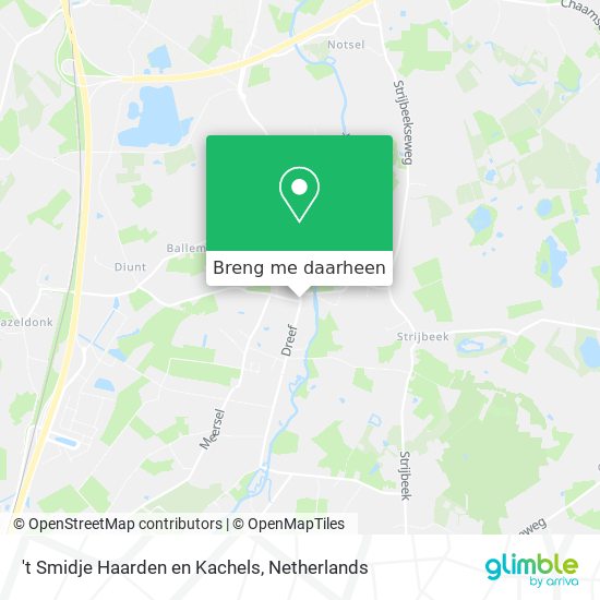 't Smidje Haarden en Kachels kaart