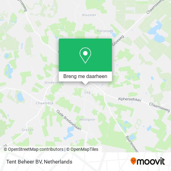 Tent Beheer BV kaart