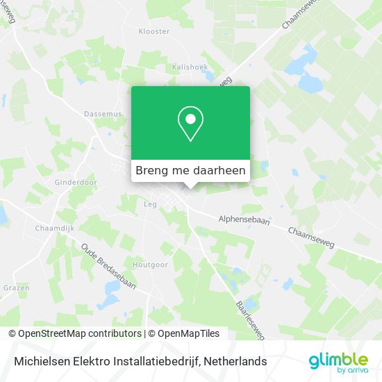 Michielsen Elektro Installatiebedrijf kaart