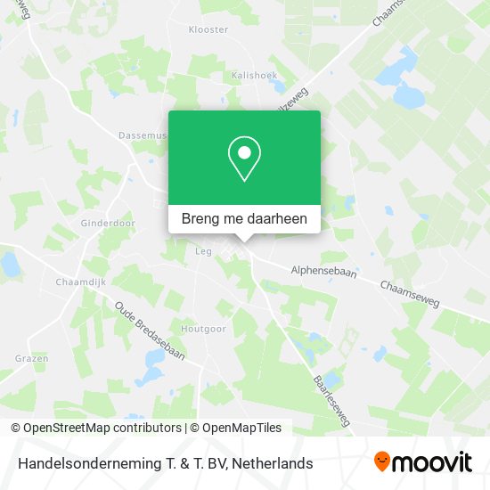 Handelsonderneming T. & T. BV kaart