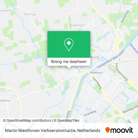 Martin Niesthoven Verkeersinstructie kaart