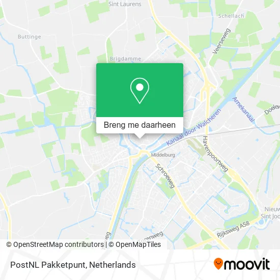 PostNL Pakketpunt kaart