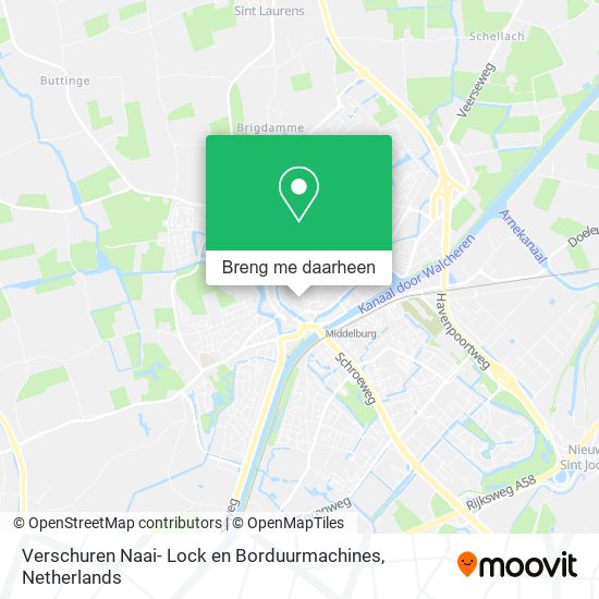 Verschuren Naai- Lock en Borduurmachines kaart