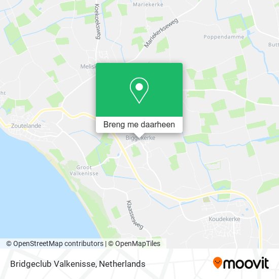 Bridgeclub Valkenisse kaart