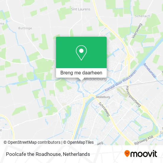 Poolcafe the Roadhouse kaart