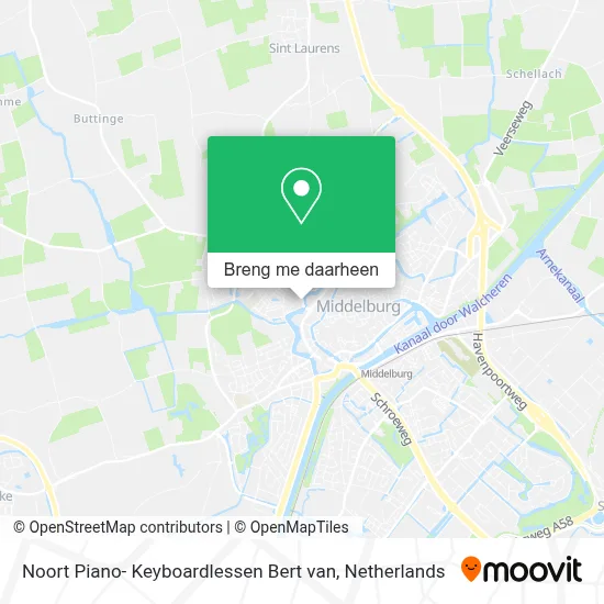 Noort Piano- Keyboardlessen Bert van kaart