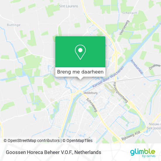 Goossen Horeca Beheer V.O.F. kaart