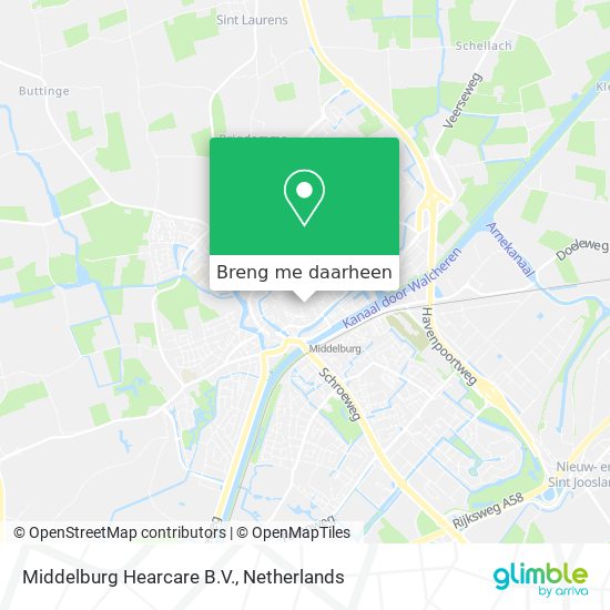 Middelburg Hearcare B.V. kaart