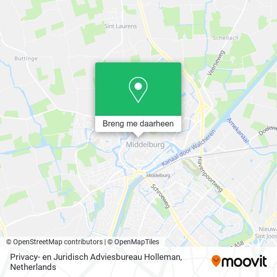 Privacy- en Juridisch Adviesbureau Holleman kaart