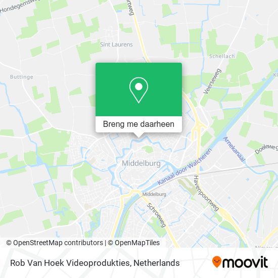 Rob Van Hoek Videoprodukties kaart