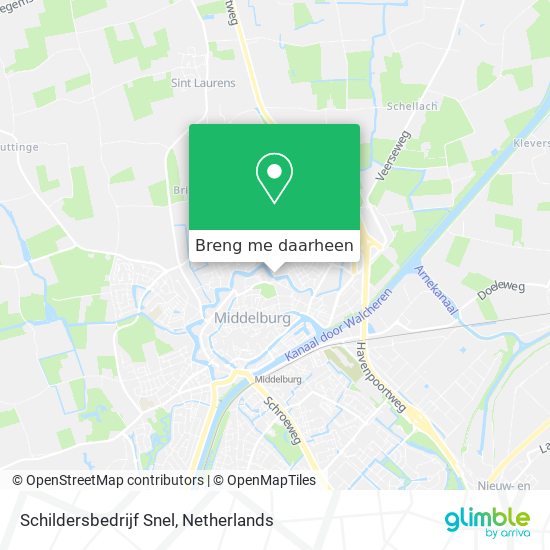 Schildersbedrijf Snel kaart