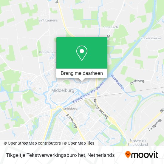 Tikgeitje Tekstverwerkingsburo het kaart