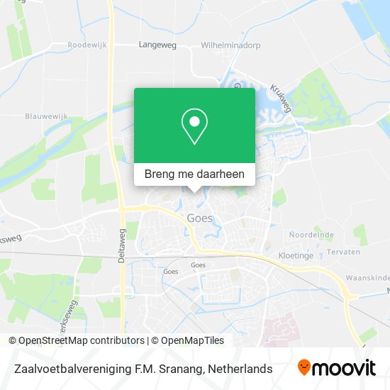 Zaalvoetbalvereniging F.M. Sranang kaart