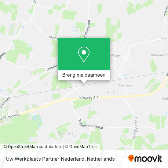 Uw Werkplaats Partner-Nederland kaart