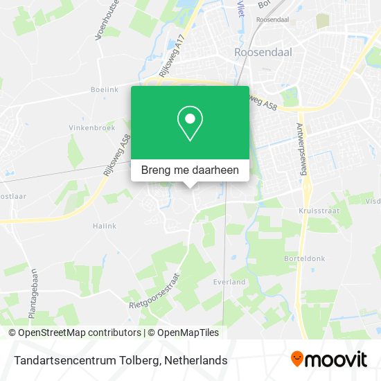 Tandartsencentrum Tolberg kaart