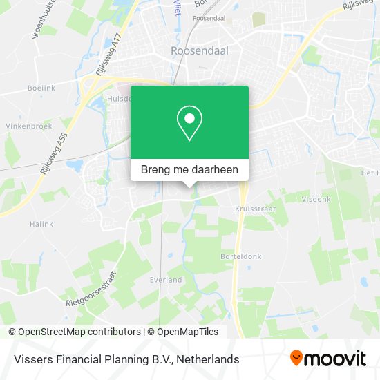 Vissers Financial Planning B.V. kaart