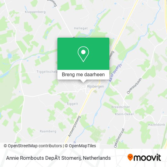 Annie Rombouts DepÃ't Stomerij kaart