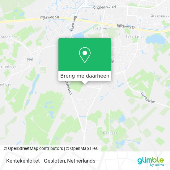 Kentekenloket - Gesloten kaart