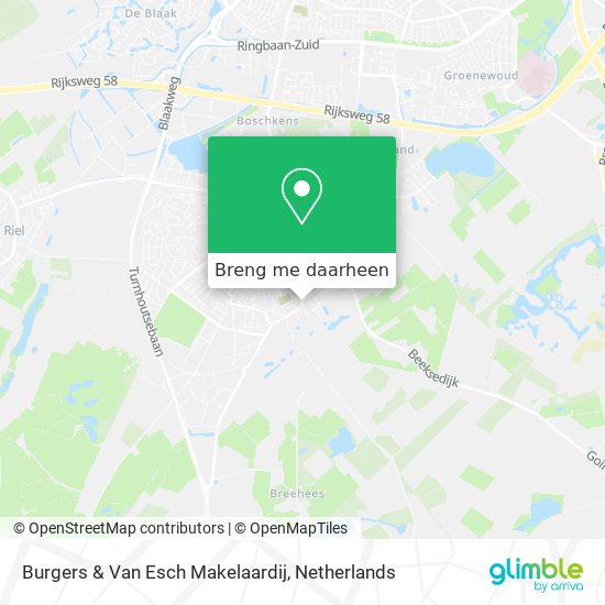 Burgers & Van Esch Makelaardij kaart