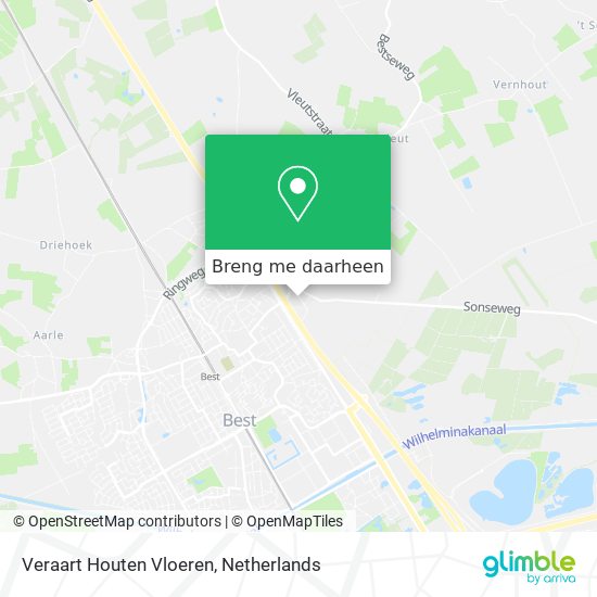 Veraart Houten Vloeren kaart