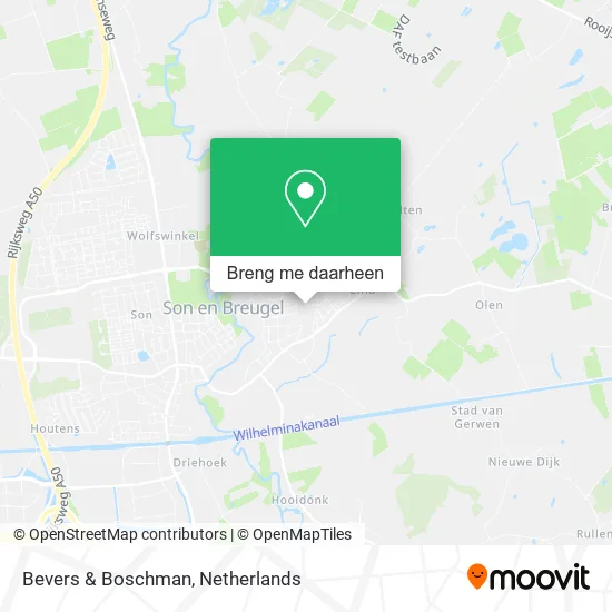 Bevers & Boschman kaart