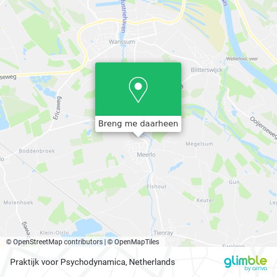 Praktijk voor Psychodynamica kaart