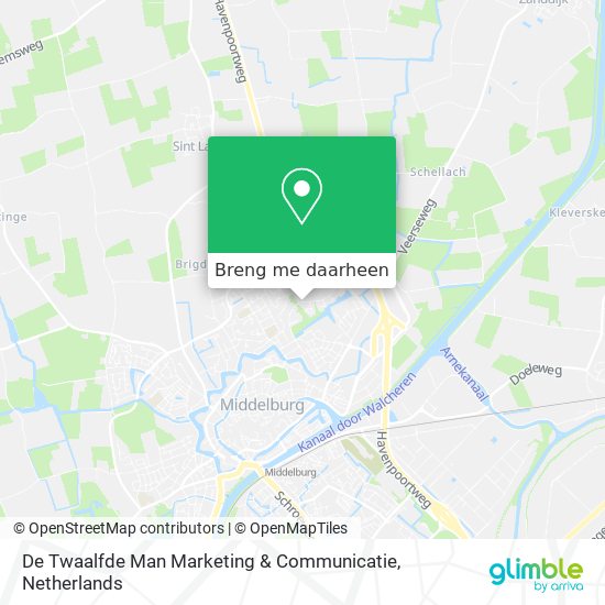 De Twaalfde Man Marketing & Communicatie kaart
