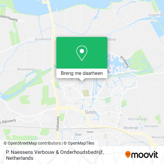 P. Naessens Verbouw & Onderhoudsbedrijf kaart