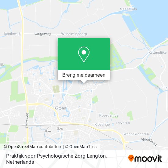 Praktijk voor Psychologische Zorg Lengton kaart