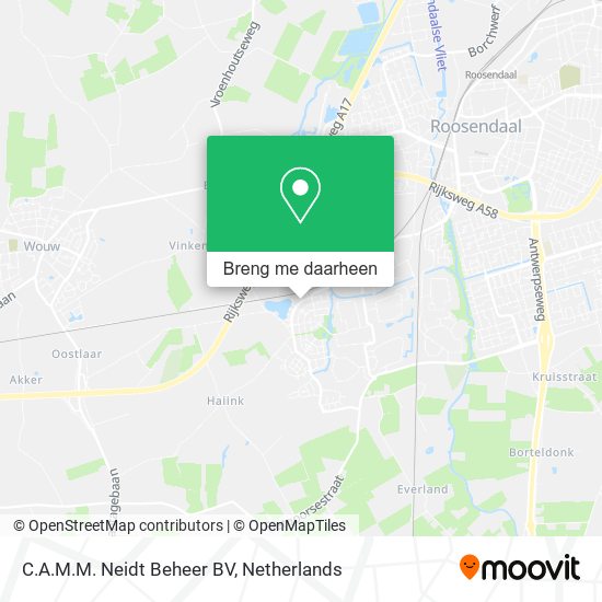 C.A.M.M. Neidt Beheer BV kaart