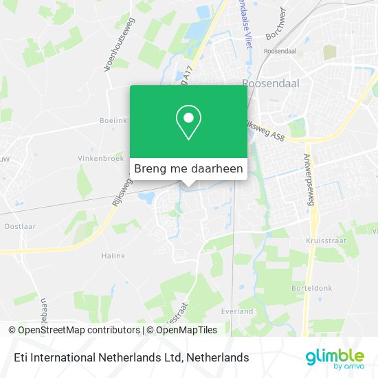Eti International Netherlands Ltd kaart